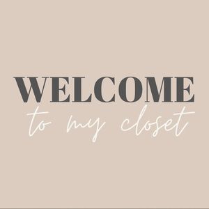welcome to my closet!